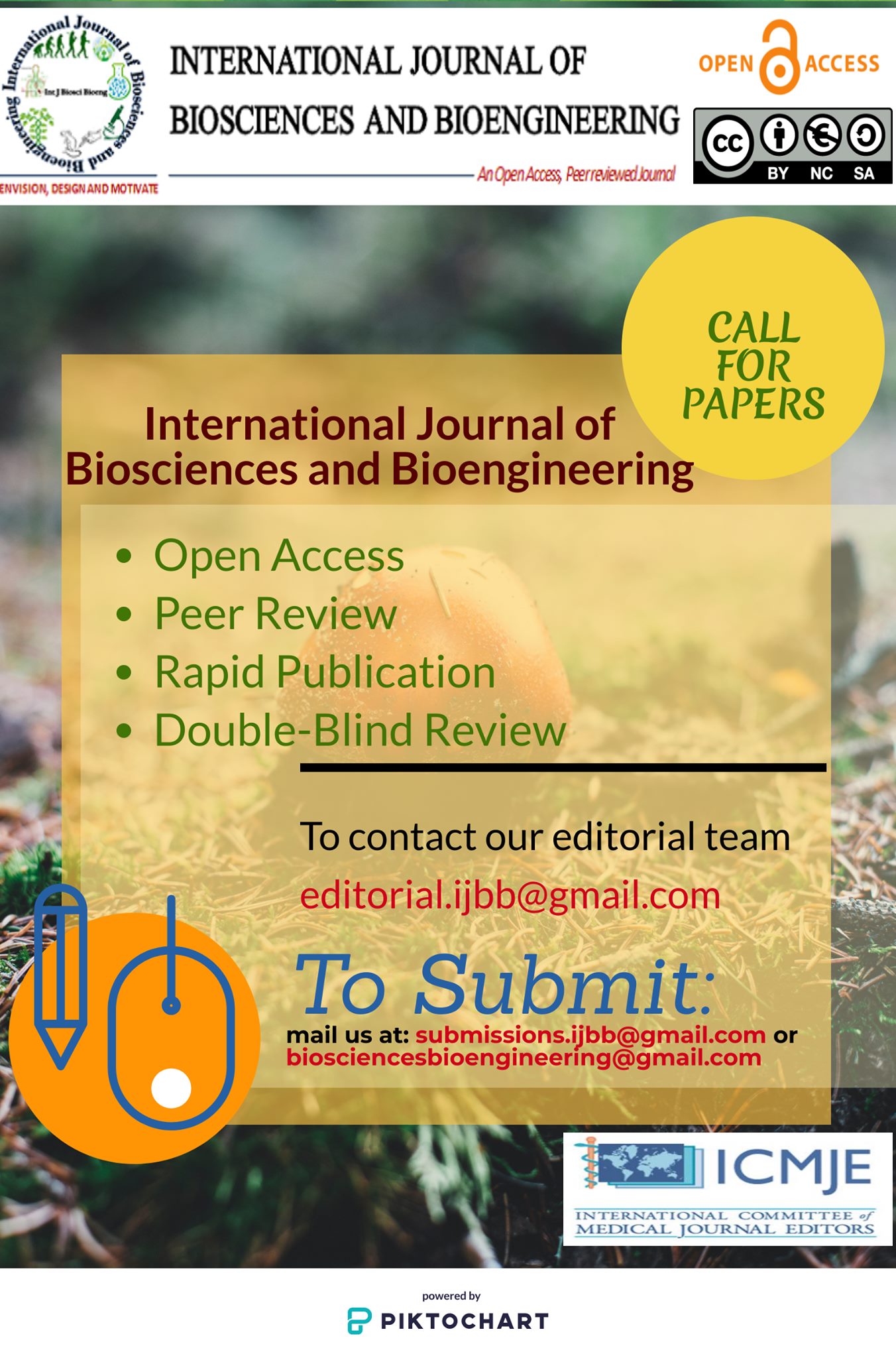 International Journal of Biosciences and Bioengineering