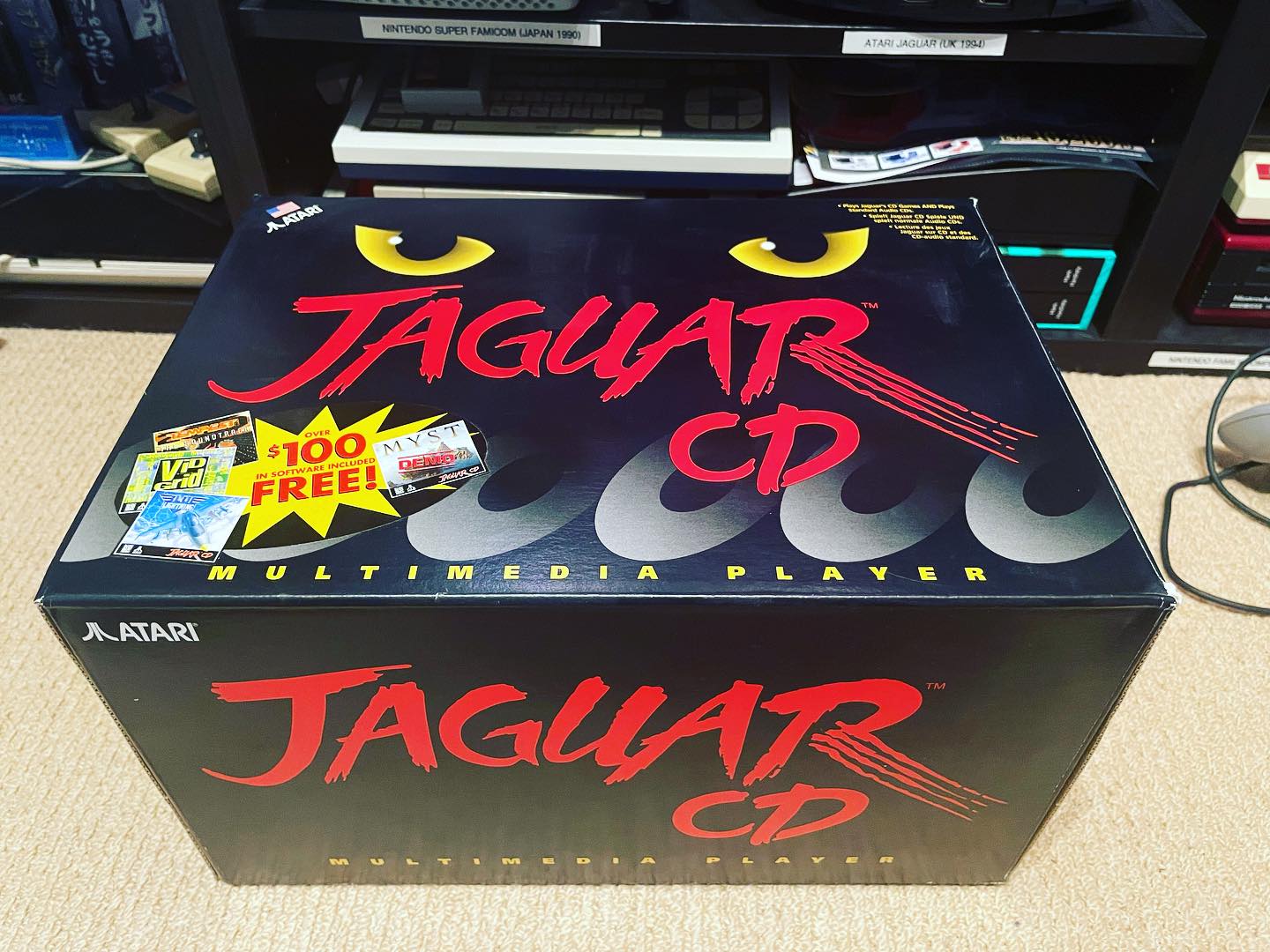 New old stock Atari Jaguar CD. Ready... - Retro Game Museum | Facebook