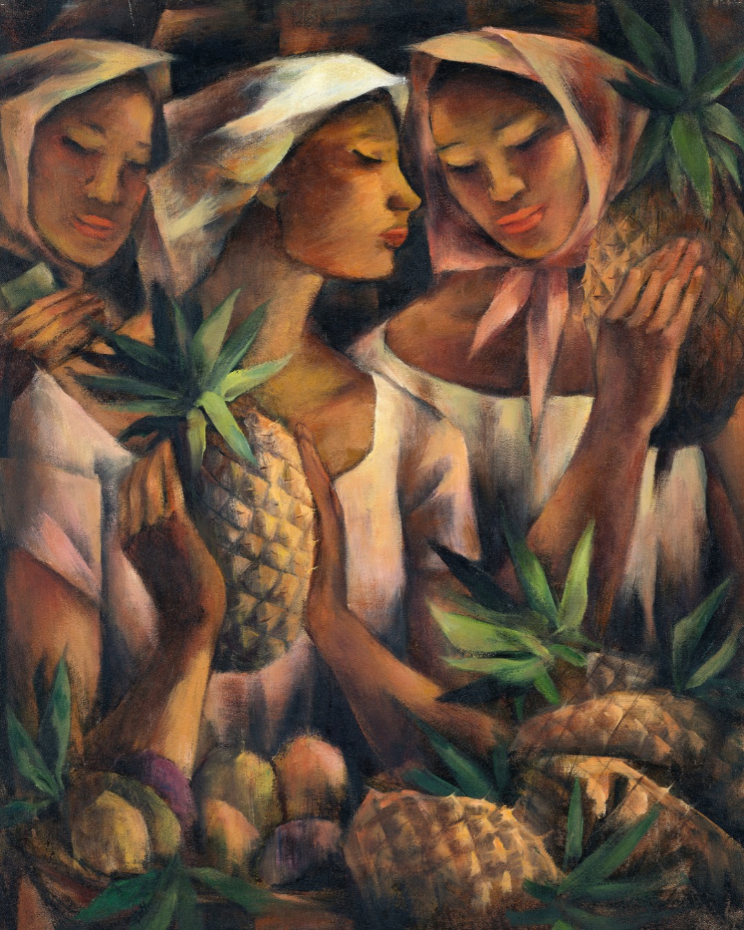 Anita Magsaysay-Ho (Filipino painter) 1914 - 2012 Women at the