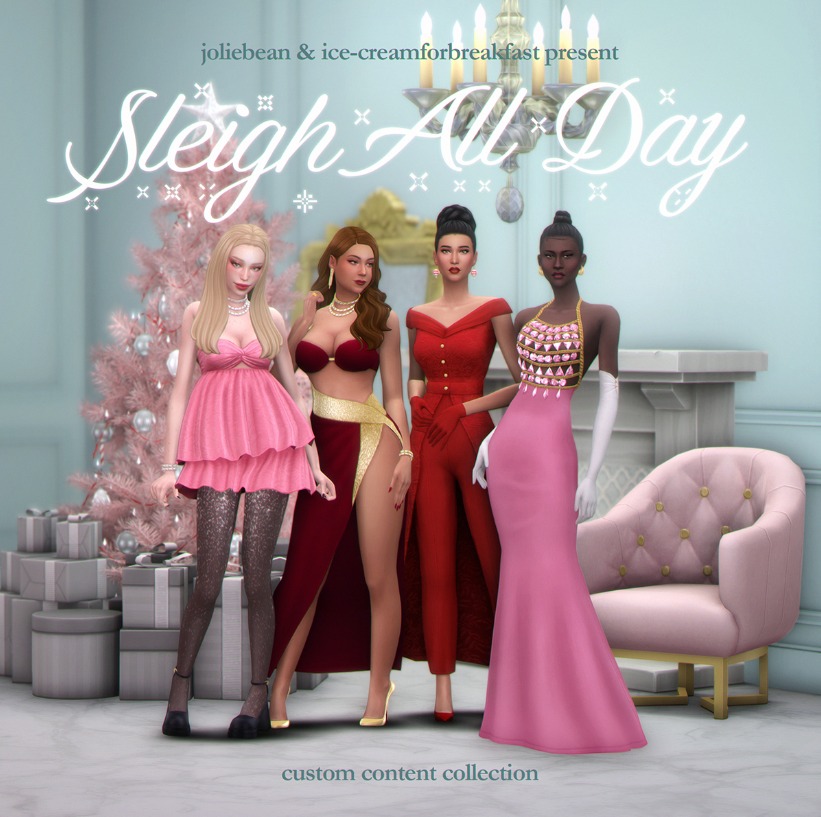 ✧˖° Daily CC finds! ~ ♡ * All available and FREE for everyone! ♡ 〰️ Links provided here ✨ ⬇️⬇️⬇️⬇️ ▪️ Sleigh All Day Collection by Joliebean & Ice-CreamForBreakfast