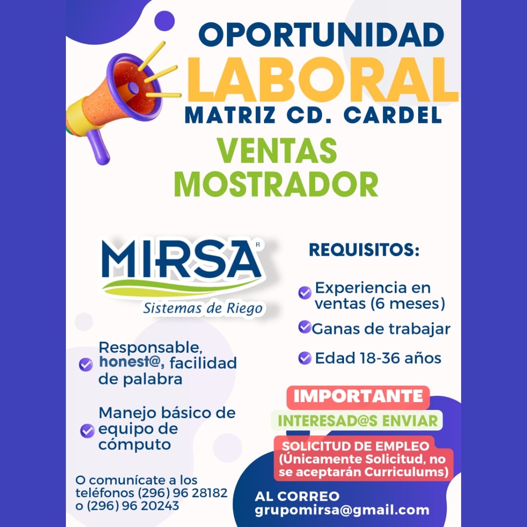 MIRSA Sistemas de Riego | José Cardel