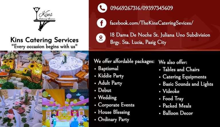 Kins Catering Services | Pasig