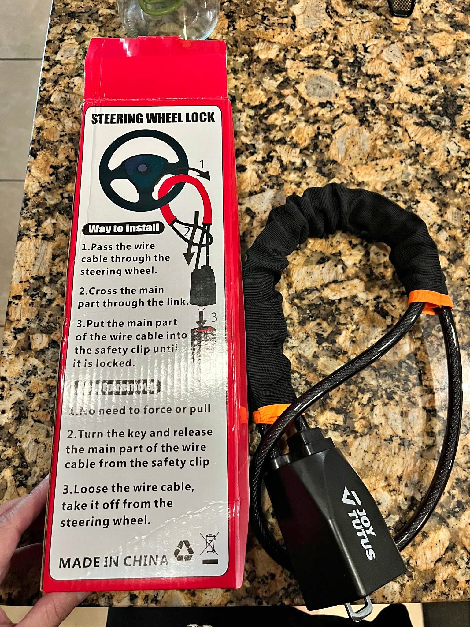 Steering Wheel Lock for sale in Tampa, Florida | Facebook Marketplace ...