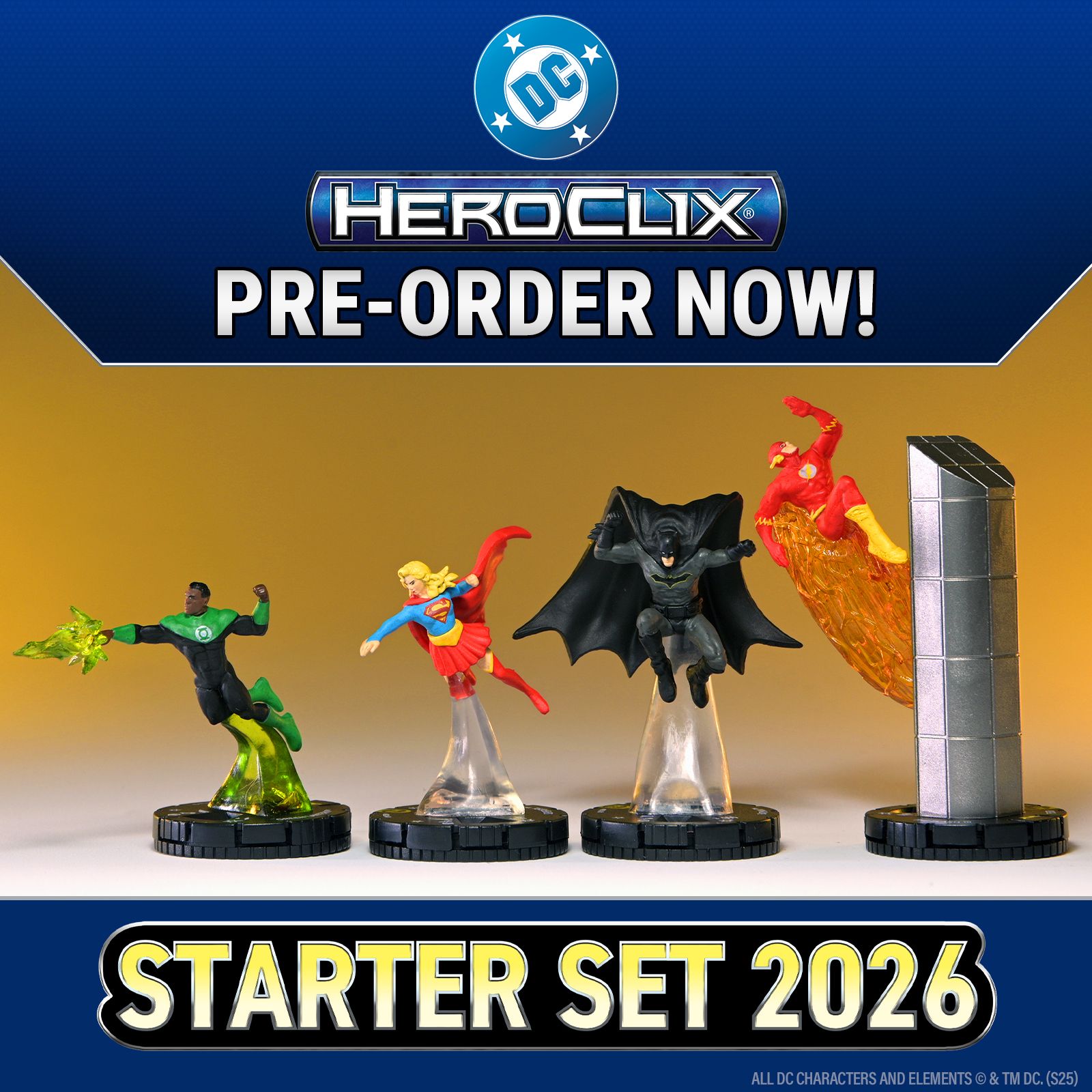 DC HeroClix Starter Set 2026 now available
