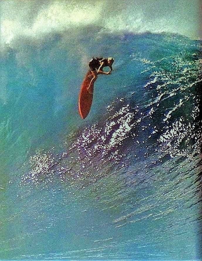 Iconic surfboard design Pipeline 1972