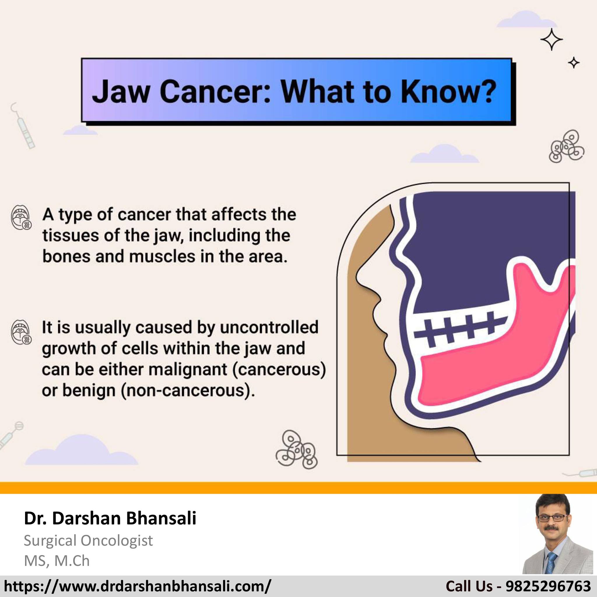 Jaw cancer: A type of... - Dr Darshan Bhansali Cancer Care