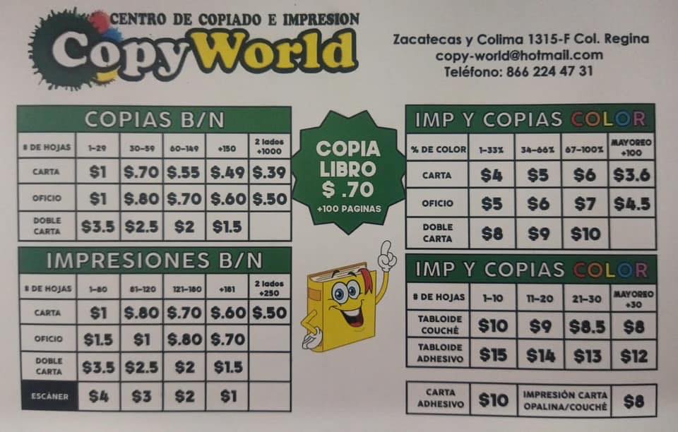 Copyworld | Monclova Vieja