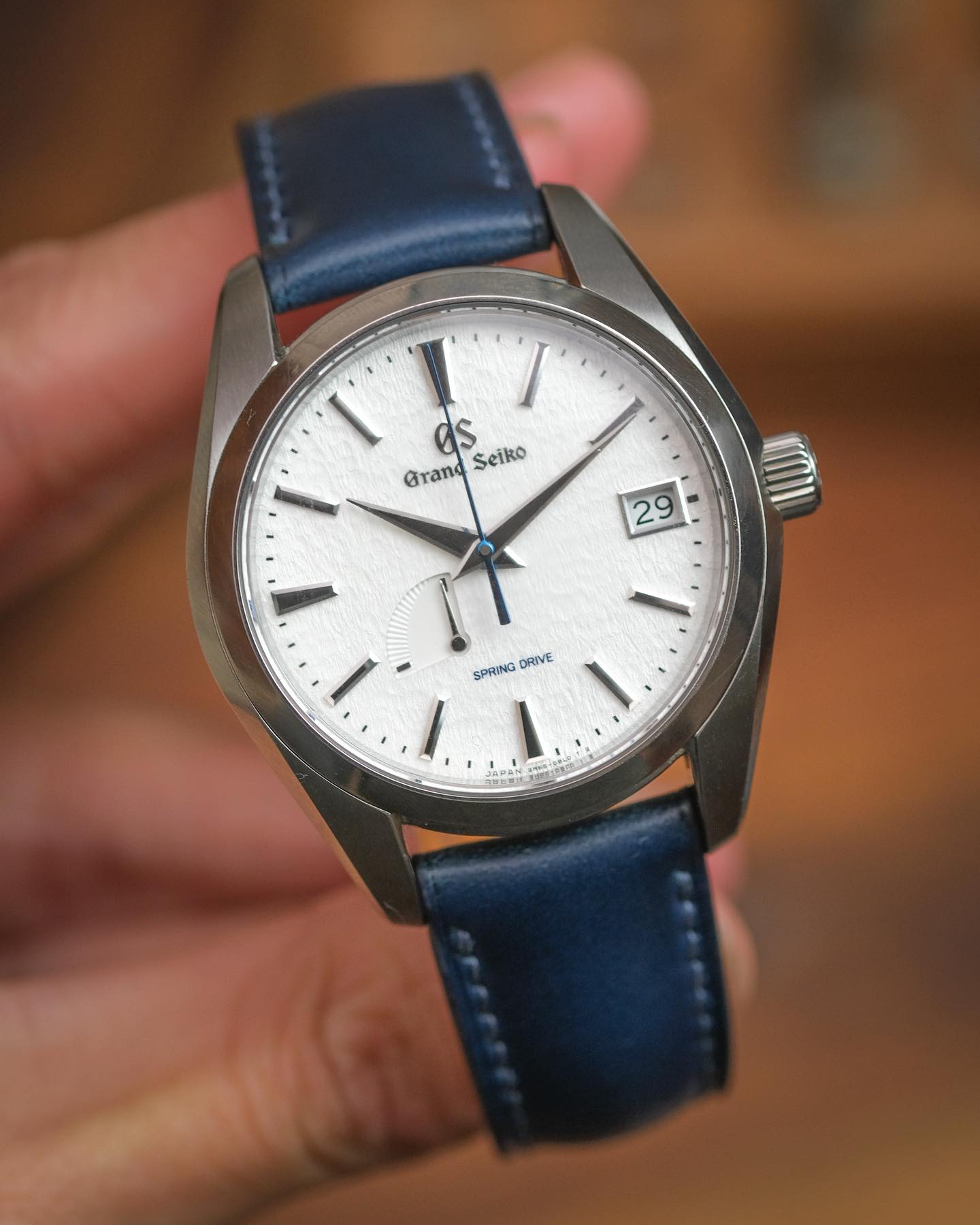 Seiko QT Blue Navy Snowflake Dial watch