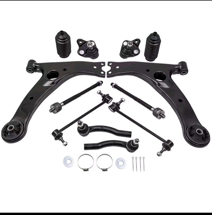 Front Lower Control Arm Ball Joints Tie Rods Suspension For 03-08 Toyota Matrix