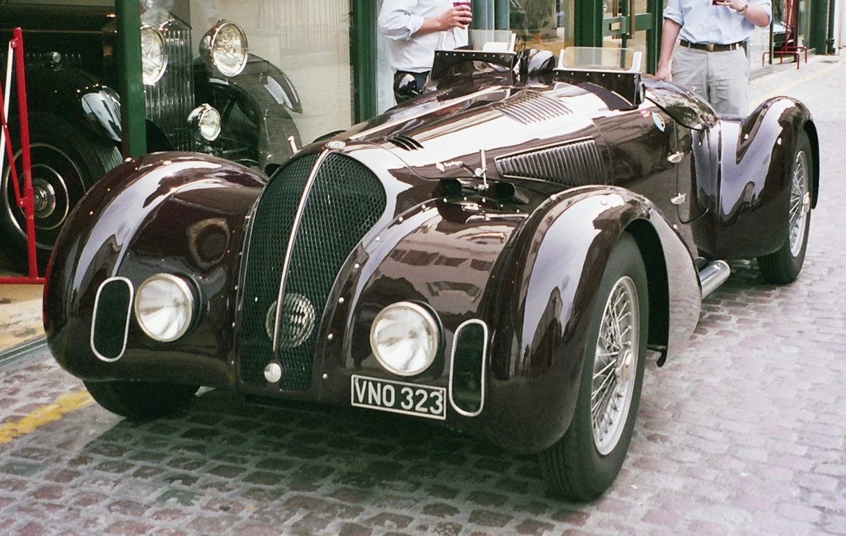1938 Fiat 1500 Spider MM concept by Zagato