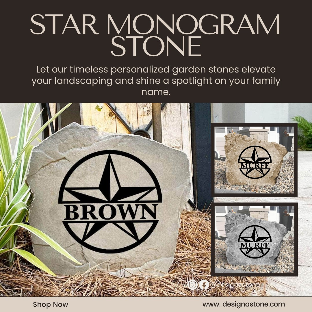 Design - Design a Stone Exclusive: The Star Monogram Stone 🌟 Elevate ...