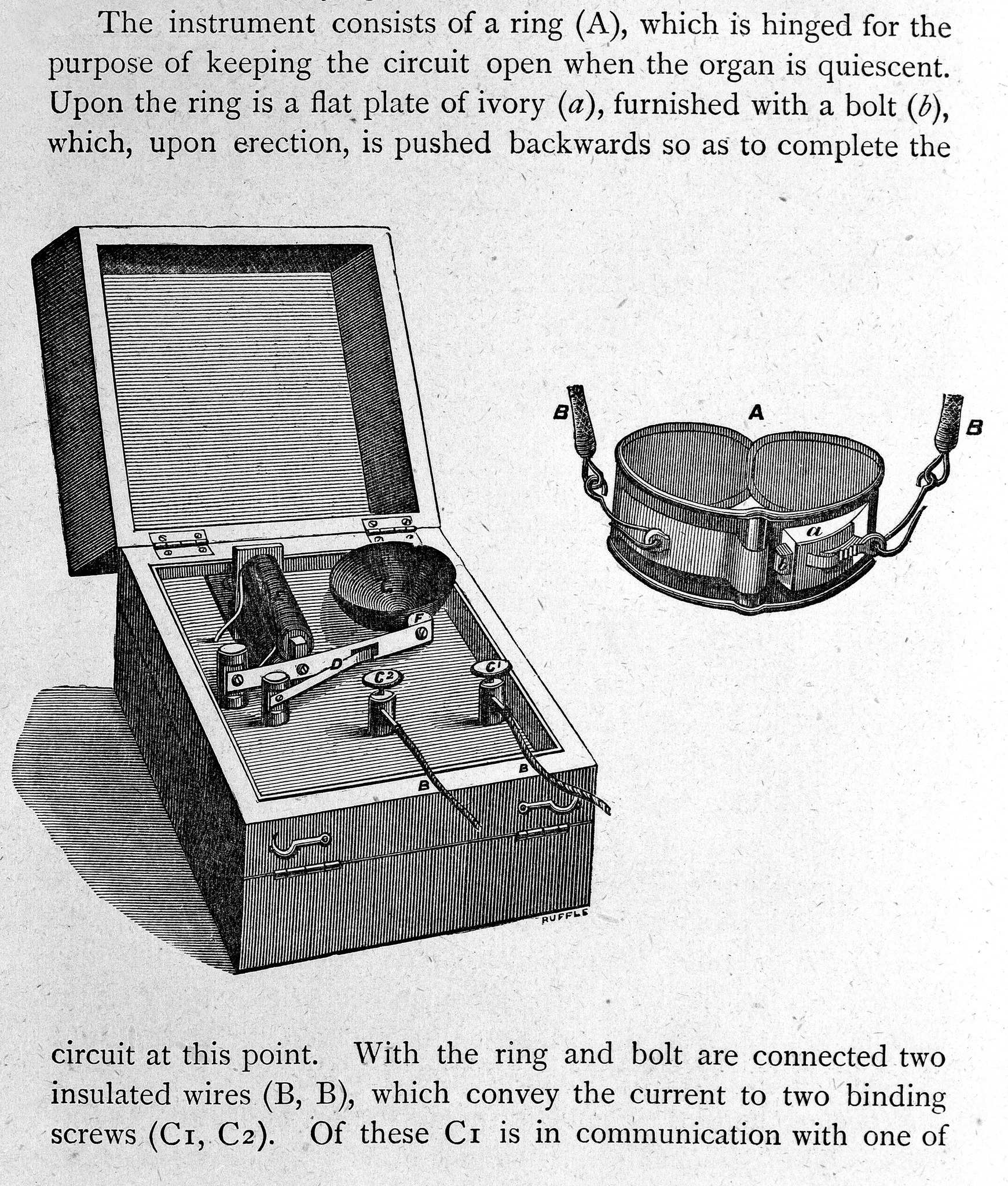QI - A device invented for men in the 1880s set off an alarm if an ...