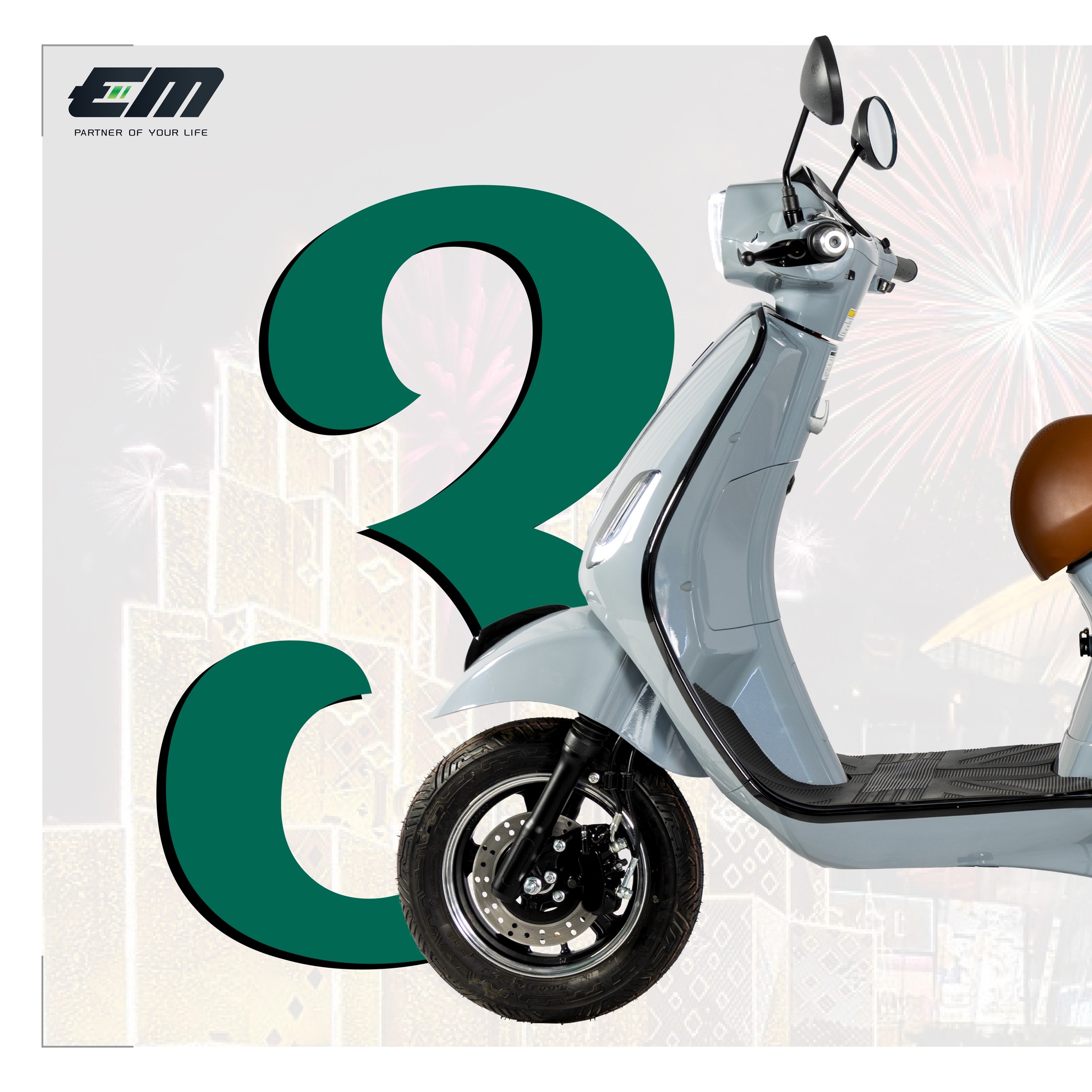 🎉เคาท์ดาวน์ที่ไหนดี 🛵💨... - EM Motor Thailand | Facebook