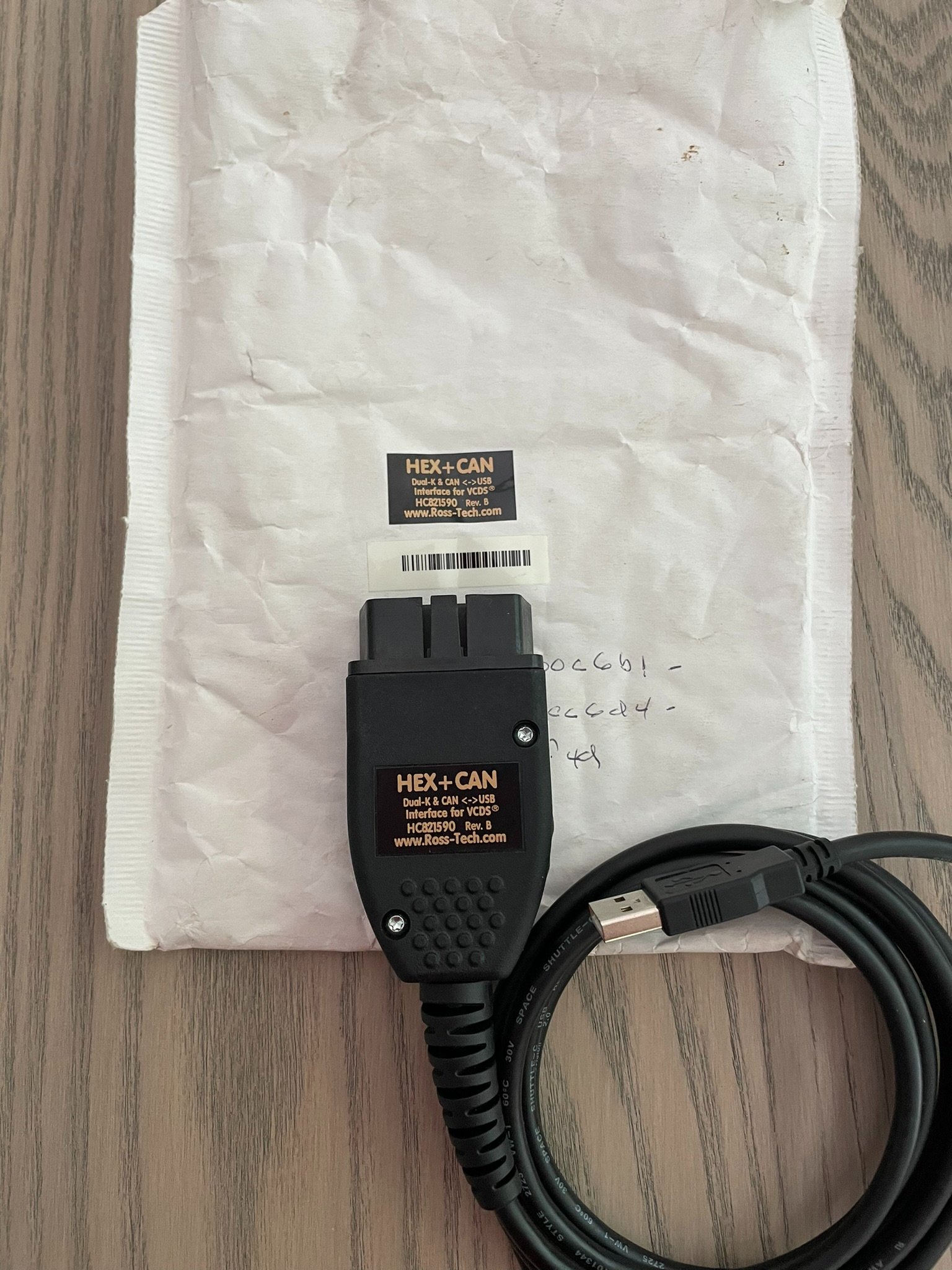 正規品 HEX+CAN USB接続ケーブル Ross-Tech Ross-Tech: VAG-COM: HEX-USB Interface