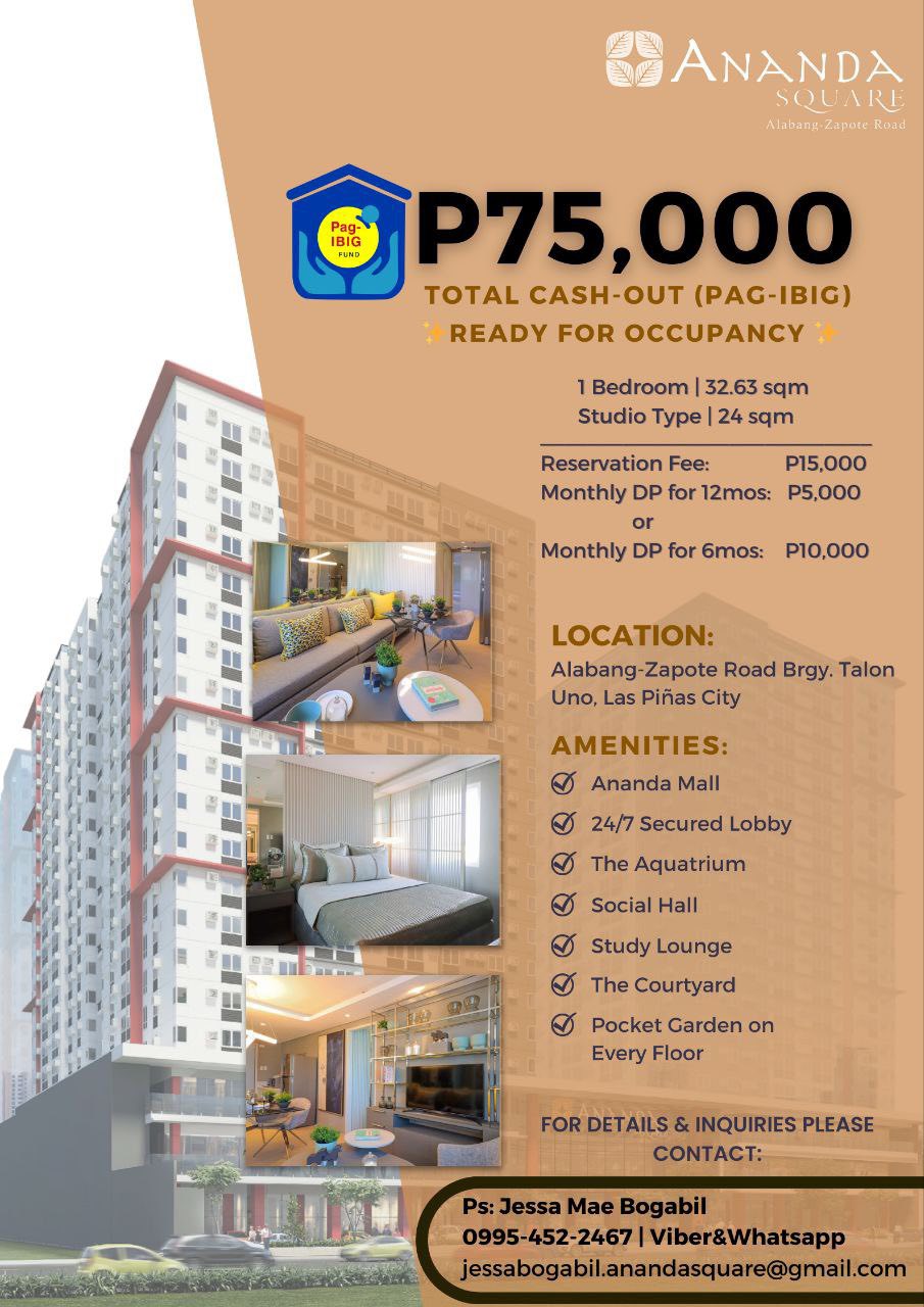 Ananda Square by Cathay Land - Jessa Bogabil | Las Piñas