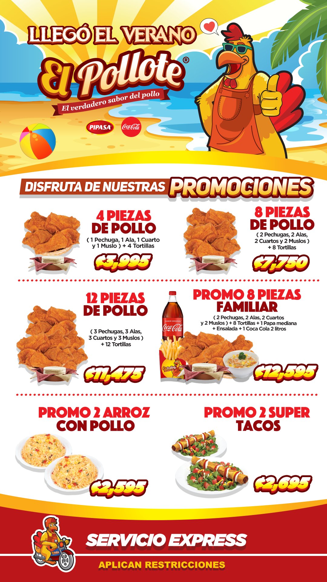 El Pollote - 🍗🍟🎉🫶 El Pollote te invita a disfrutar sus...