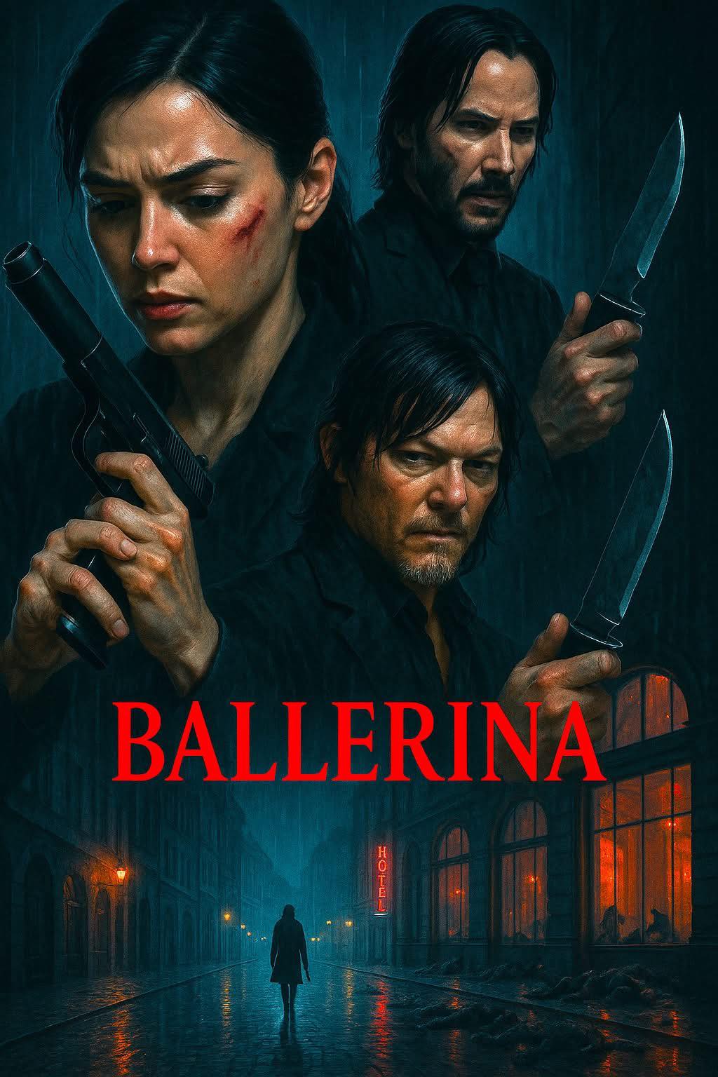 Poster Du Film Ballerina (2025) - Format 41 X 60 Cm - Neuf Sous Tube - Fabriqué En France