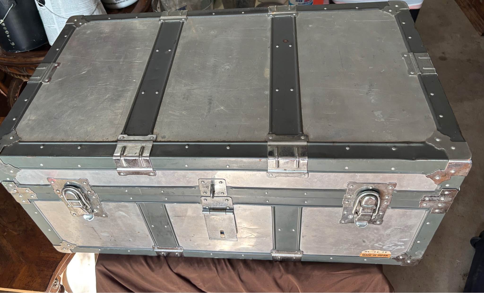 Vintage Japanese KOWA riveted chest is Made of durable aluminum 