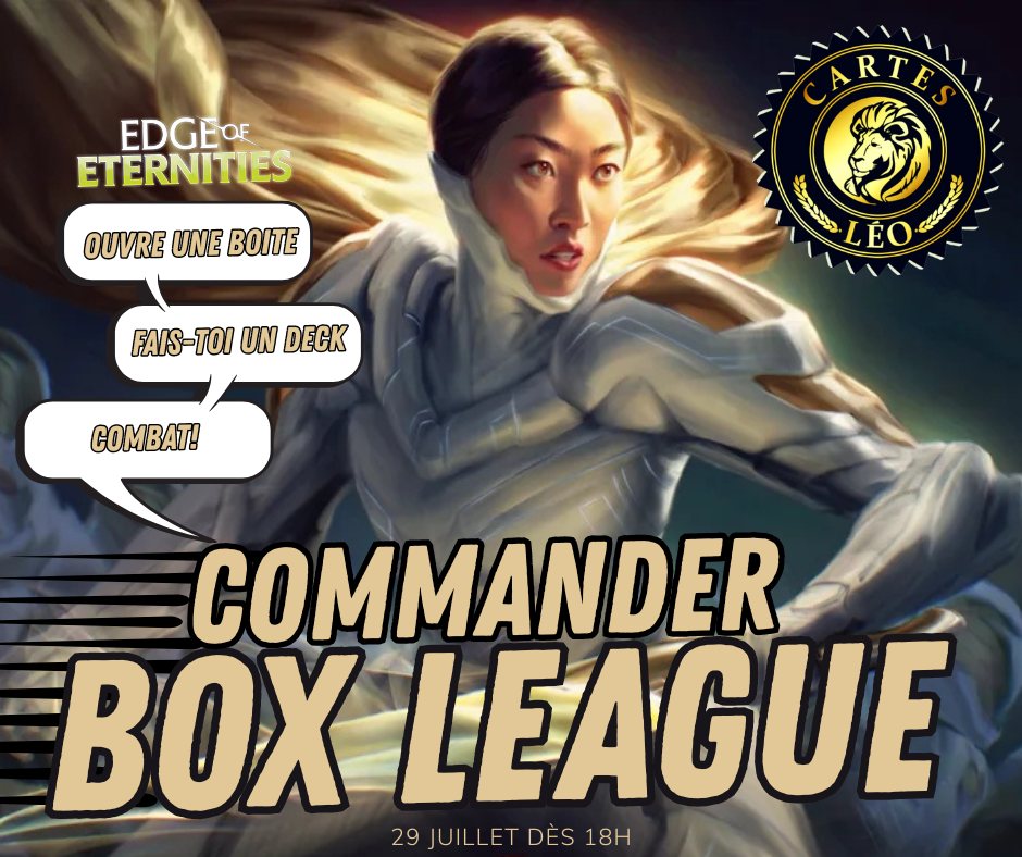 Cartes - Un nouveau format fait son apparition! 🔥La commander Box ...