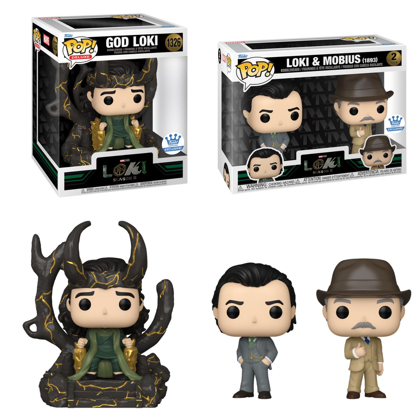 Dropping Today: Funko exclusive God Loki & Loki and Morbius (1893
