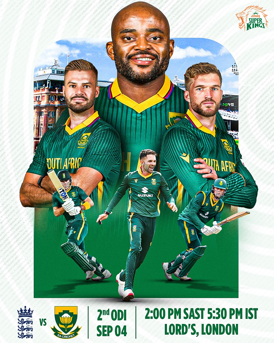 Joburg - Game day at the Home of Cricket! 🏏 Proteas locked in for Round ...