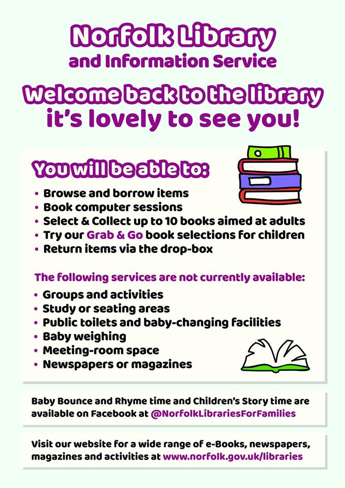 Caister Library - We’re opening tomorrow. We’ll be open... | Facebook