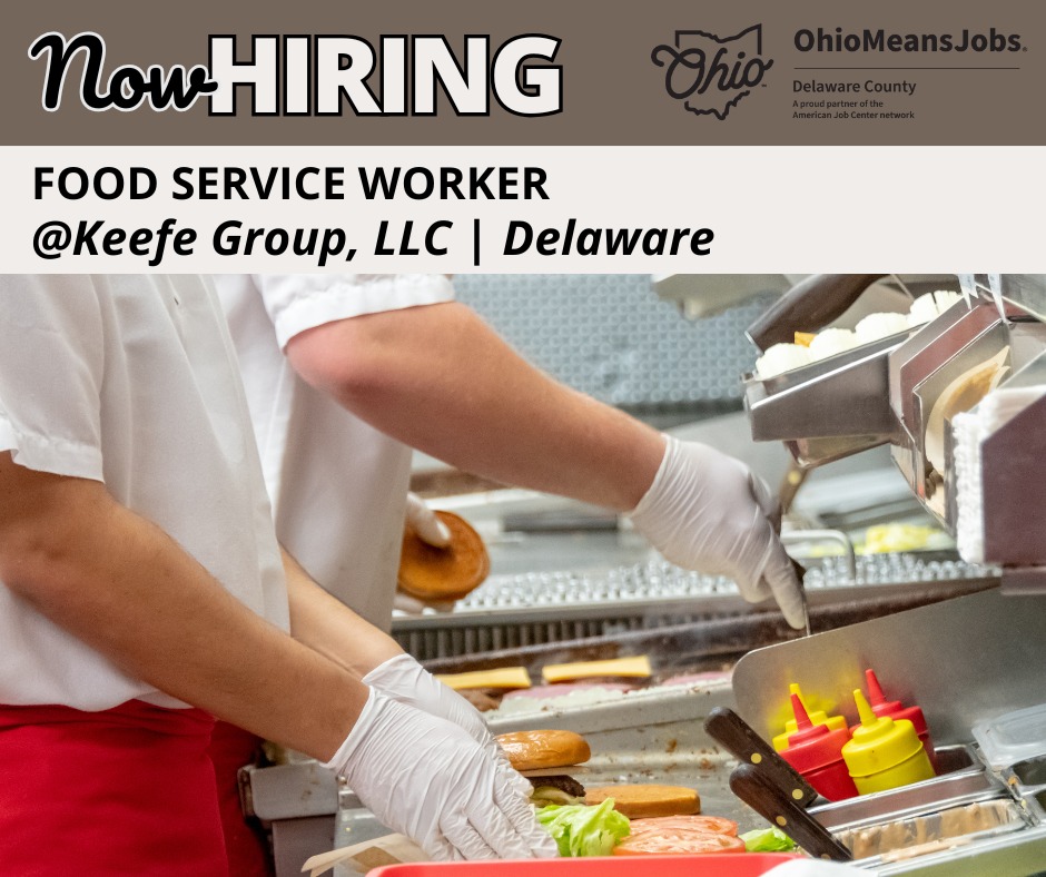 Ohio - The Keefe Group LLC is now hiring a Food Service Worker who is ...