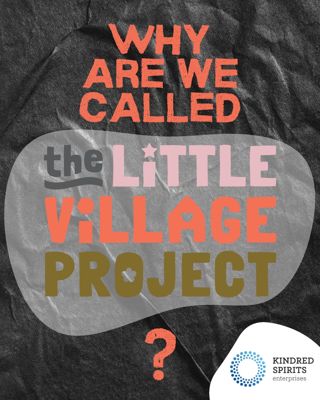 🌱 Why “The Little Village... - The Little Village Project | Facebook