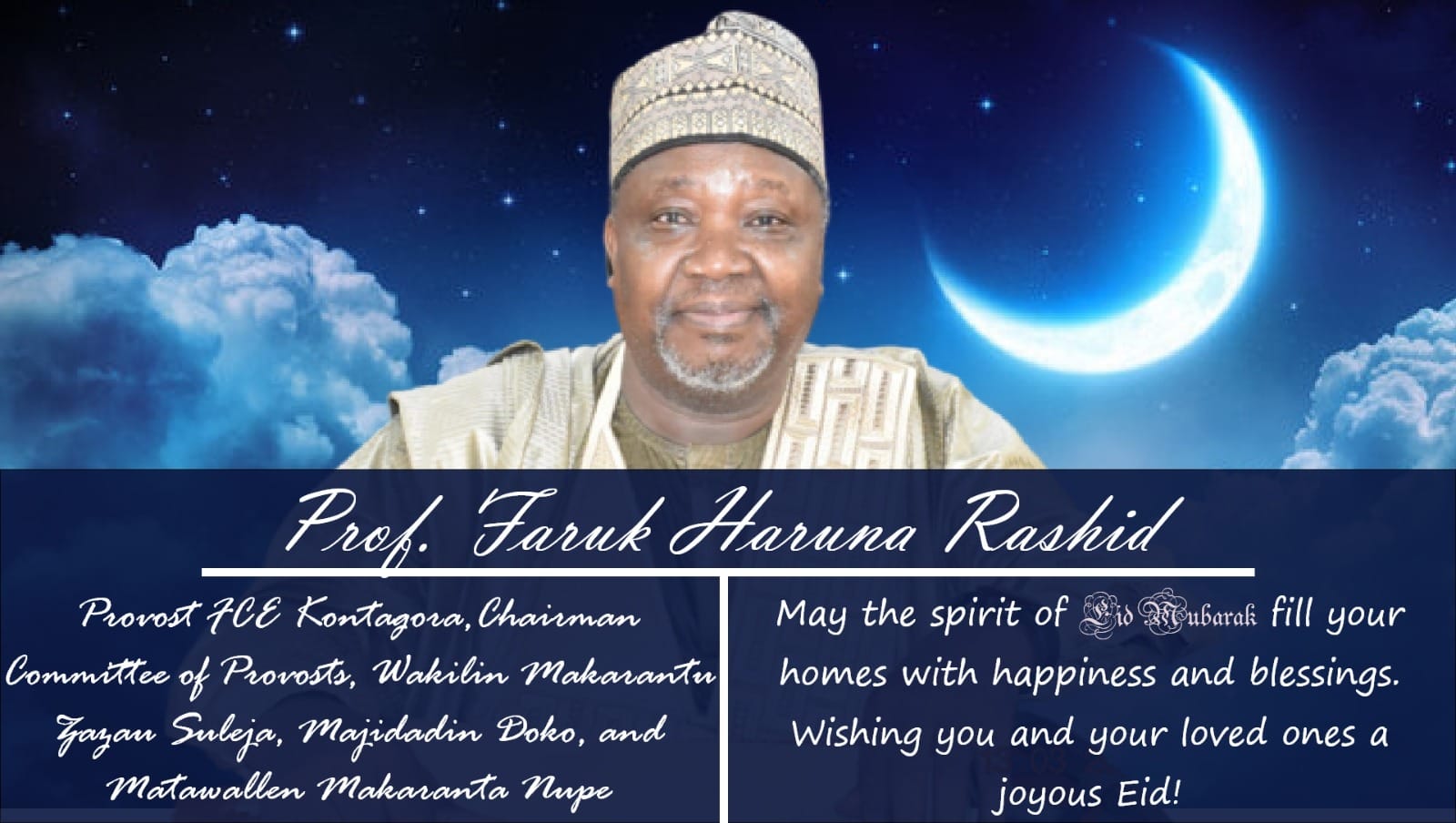 Prof. Faruk Haruna Rashid. | Minna
