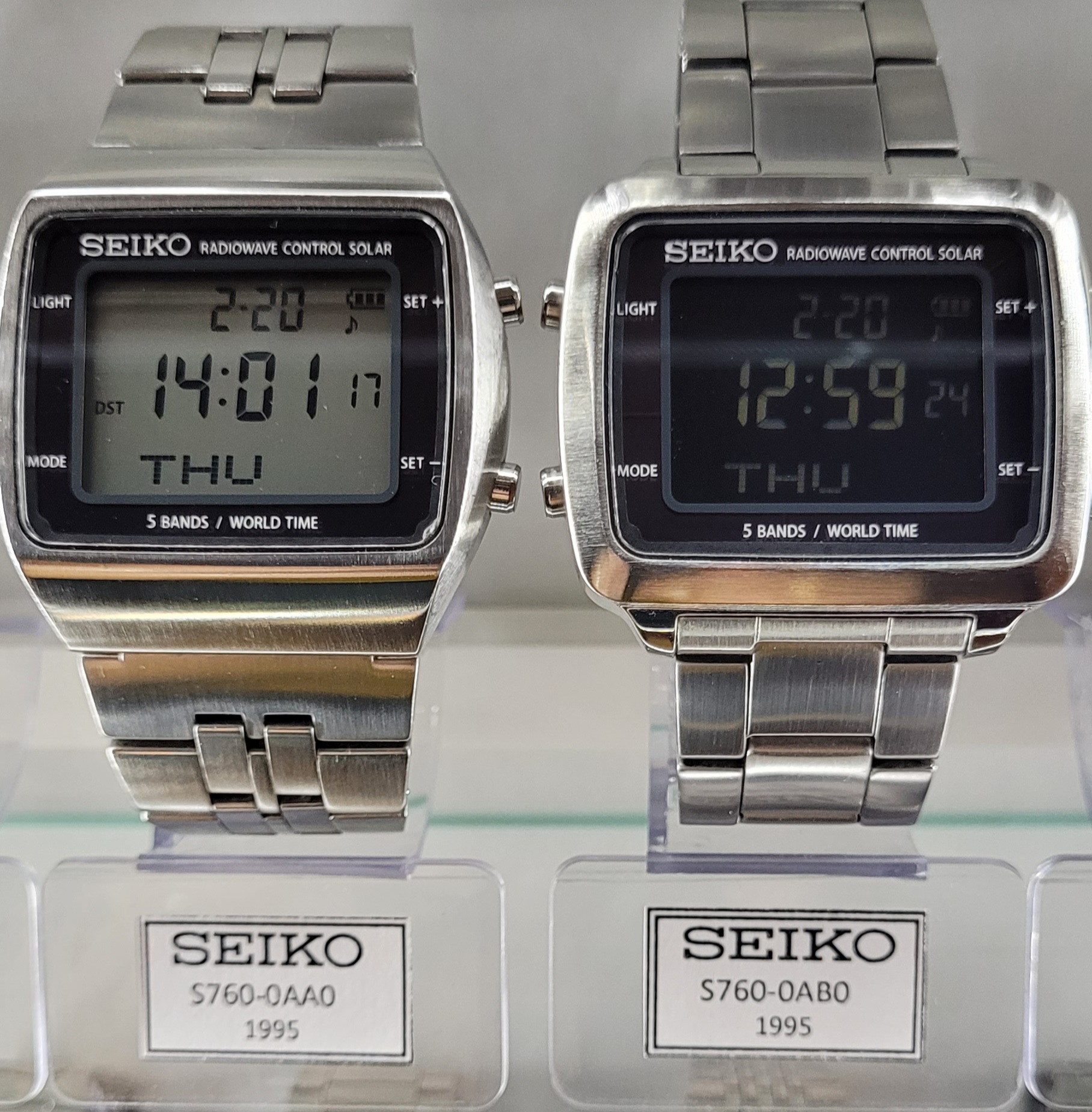 SEIKO S760 SPIRIT (1995) LIGHT SEIKOTRADIOWAE.CONTROLSOL OLAR AR 