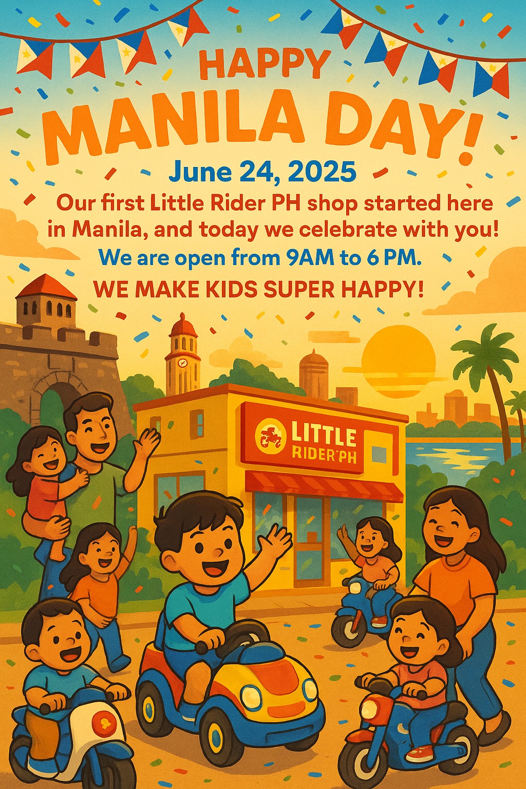 Little Rider Ph - 🎉 Happy Manila Day! 🎉 Today, we... | Facebook