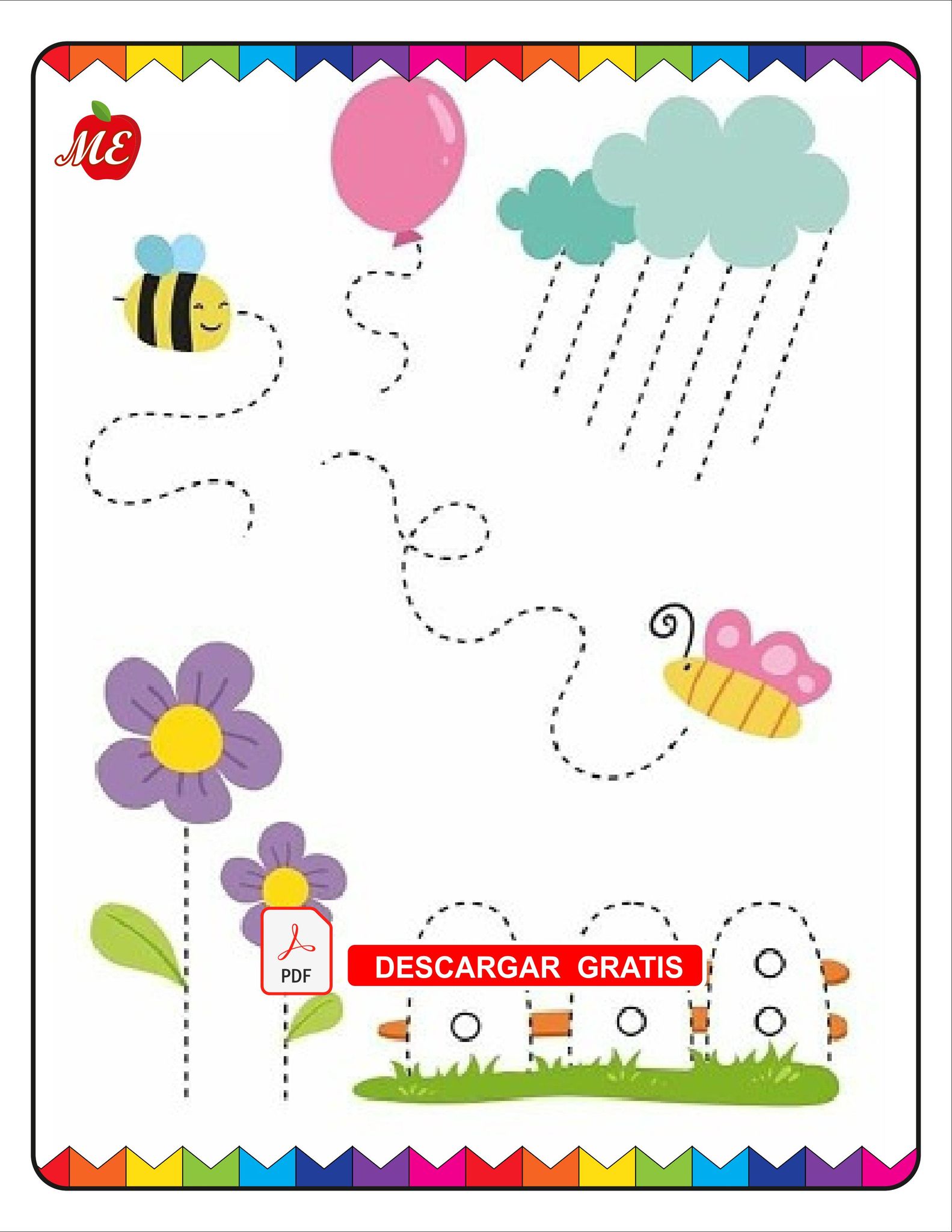 Material - Mi Libro de Trazos y grafomotricidad Tomo I 📕⭕️DOCUMENTO ...