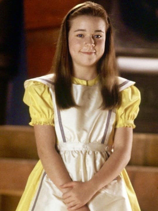 alice in wonderland brown hair yellow dress 1999 Alice's Adventures TV movie with all-star cast Silhouette: Fitted bodycon / sheath silhouette Size:10y Azazie | Mix and