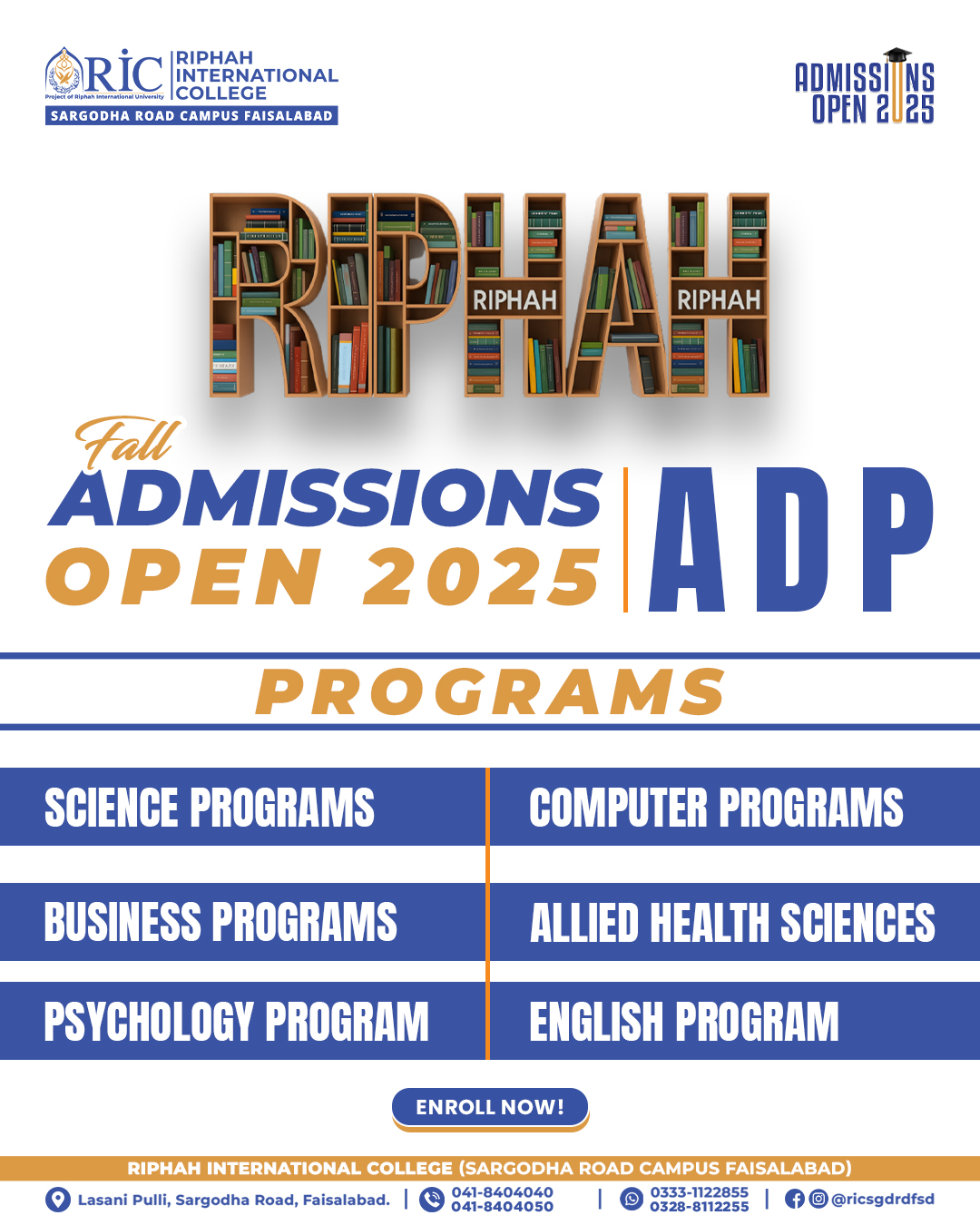 Riphah - 🎓 𝐅𝐚𝐥𝐥 𝐀𝐝𝐦𝐢𝐬𝐬𝐢𝐨𝐧𝐬 𝐎𝐩𝐞𝐧 𝟐𝟎𝟐𝟓! Step into a future full of ...