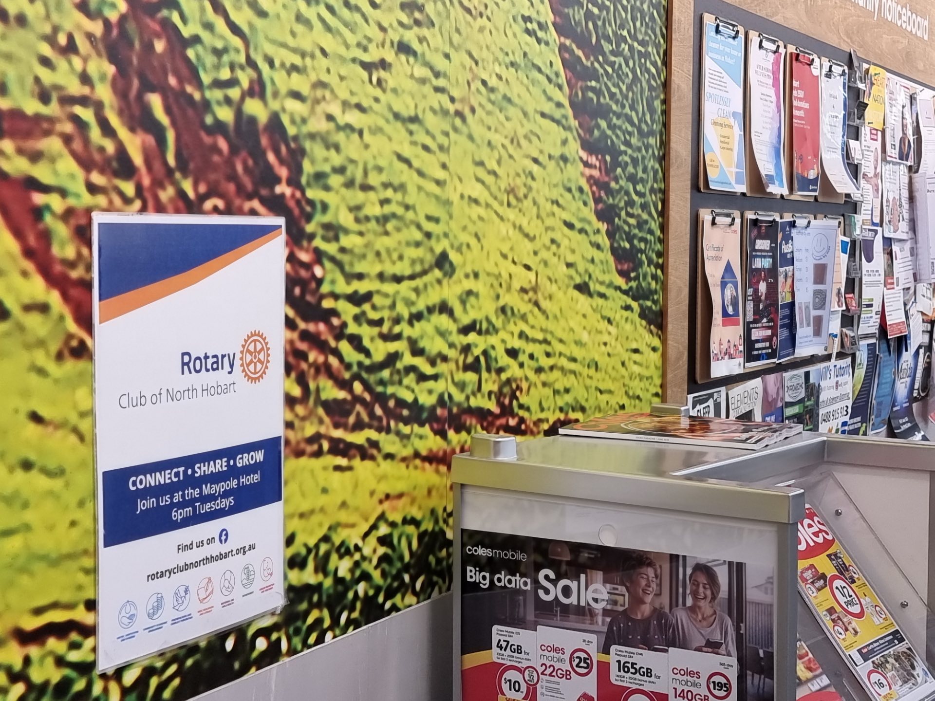 We have recycled our posters... - Rotary Club of North Hobart | Facebook