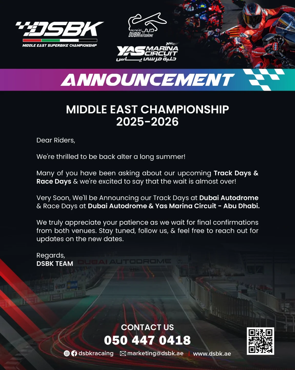 DSBK Racing | Dubai