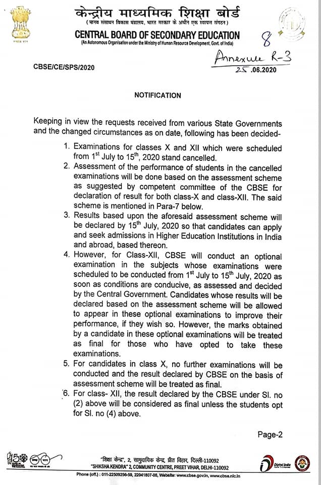 The Leaflet - Here's the CBSE notification scrapping the...