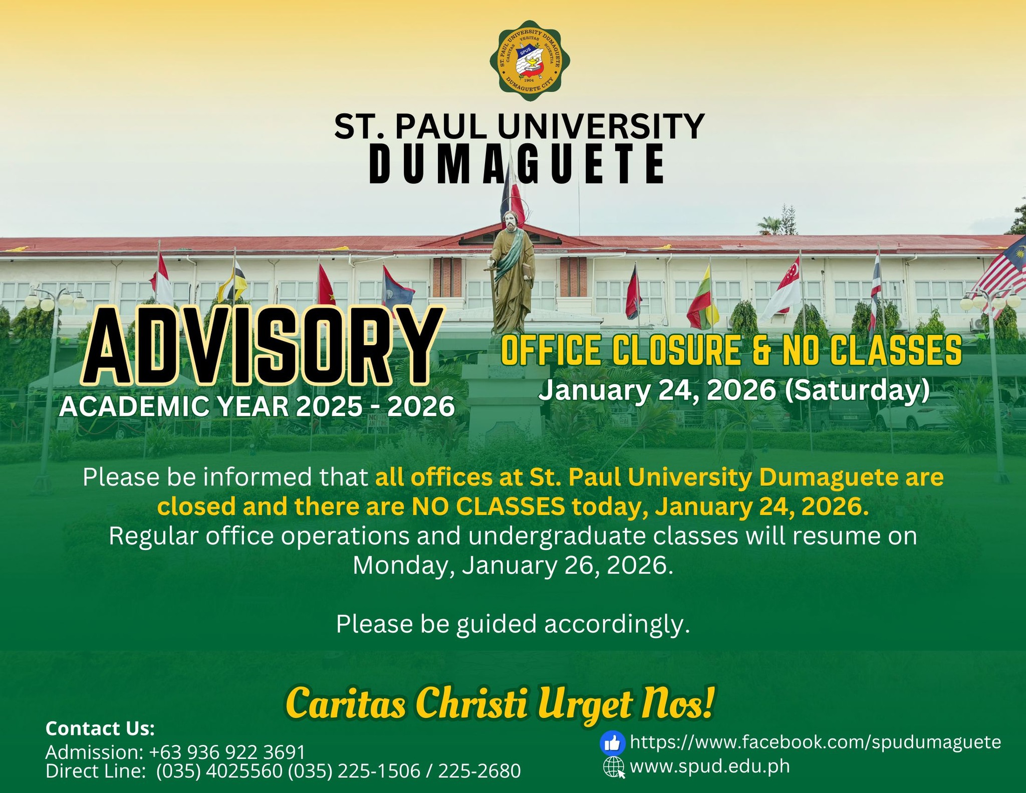 SPUD - St. Paul University Dumaguete | Dumaguete City