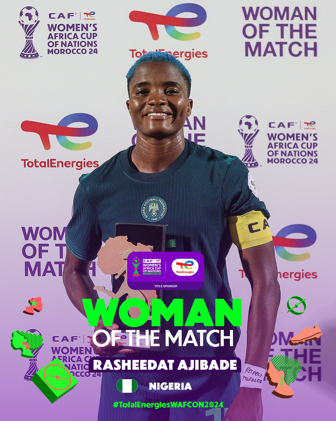 CAF - Led from the front. 🌟 A standout display from Ajibade, crowned ...