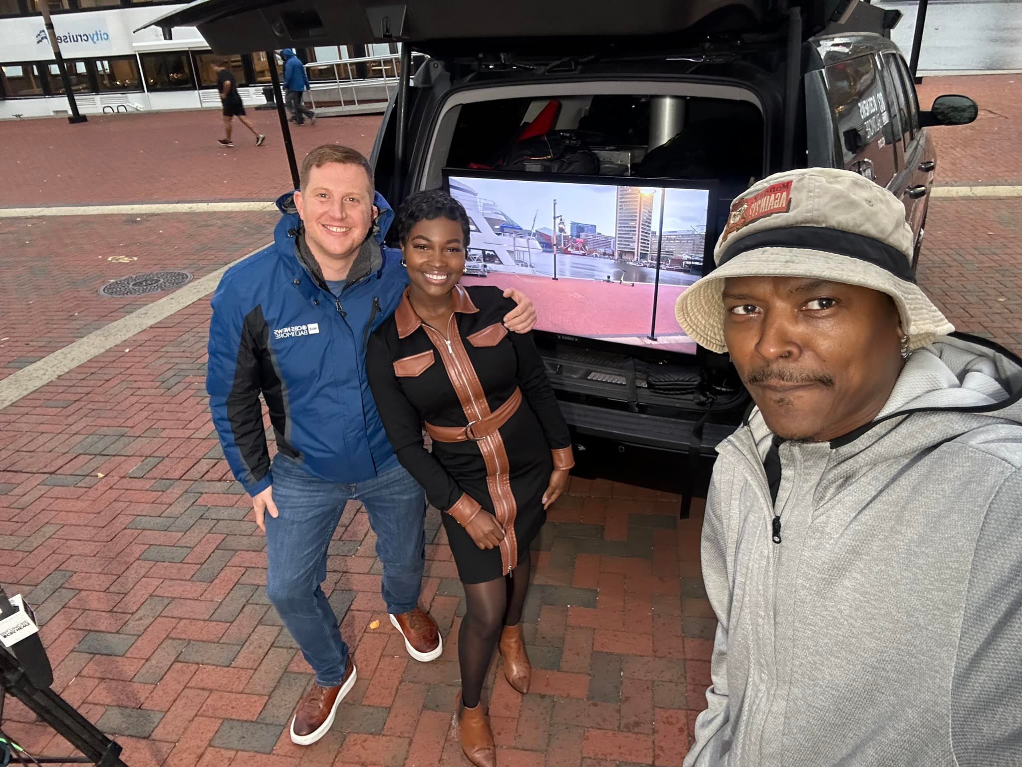 Steve Sosna - NO weather stops this awesome news team from...