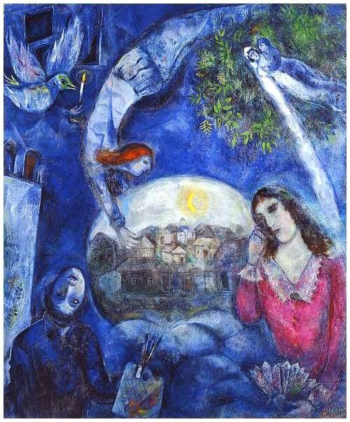 For most of his life, Marc Chagall was heavily inspired by one