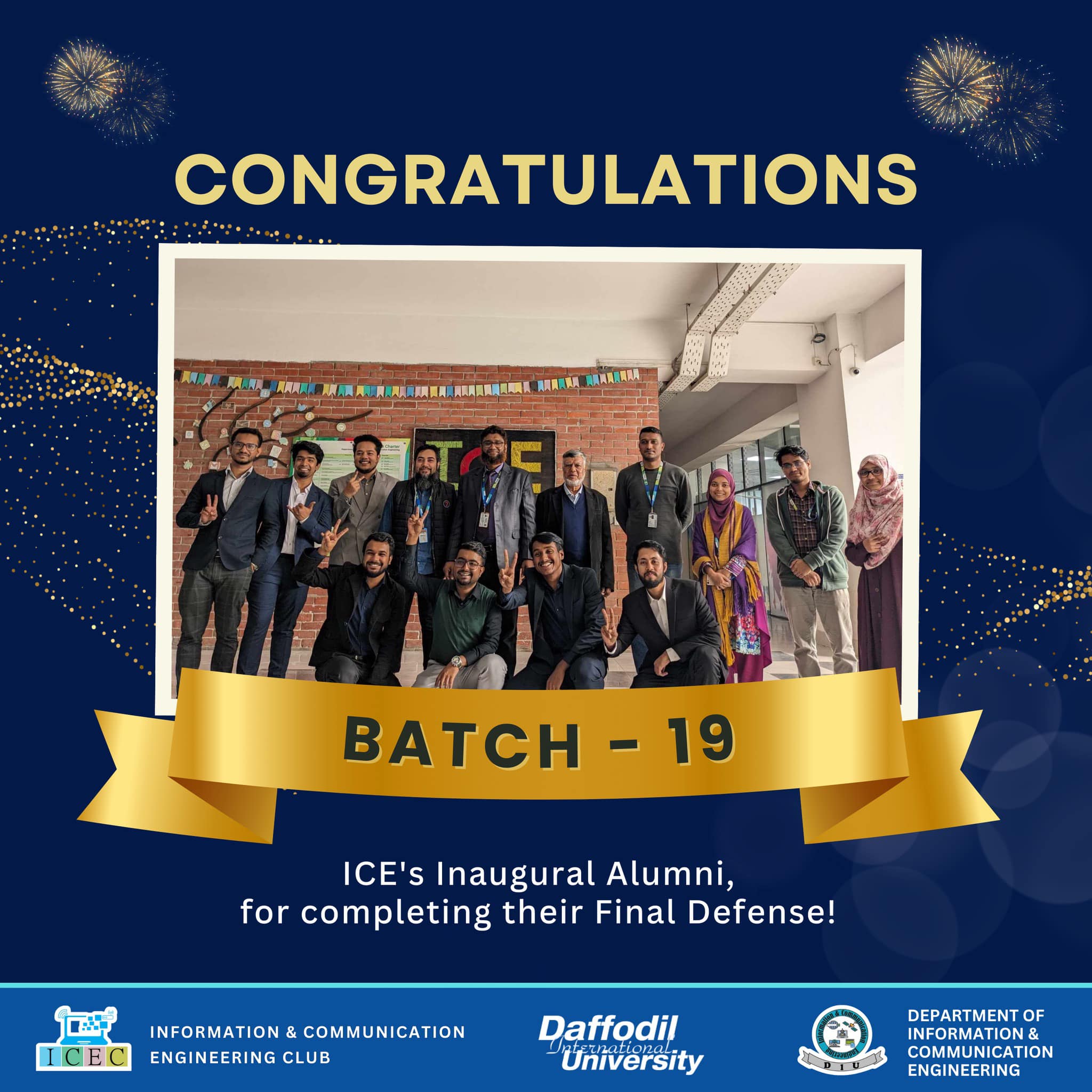 🎉 First... - Information and Communication Engineering at DIU