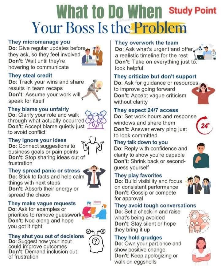 Study - What To Do When Your Boss Is The Problem #boss #employees # ...