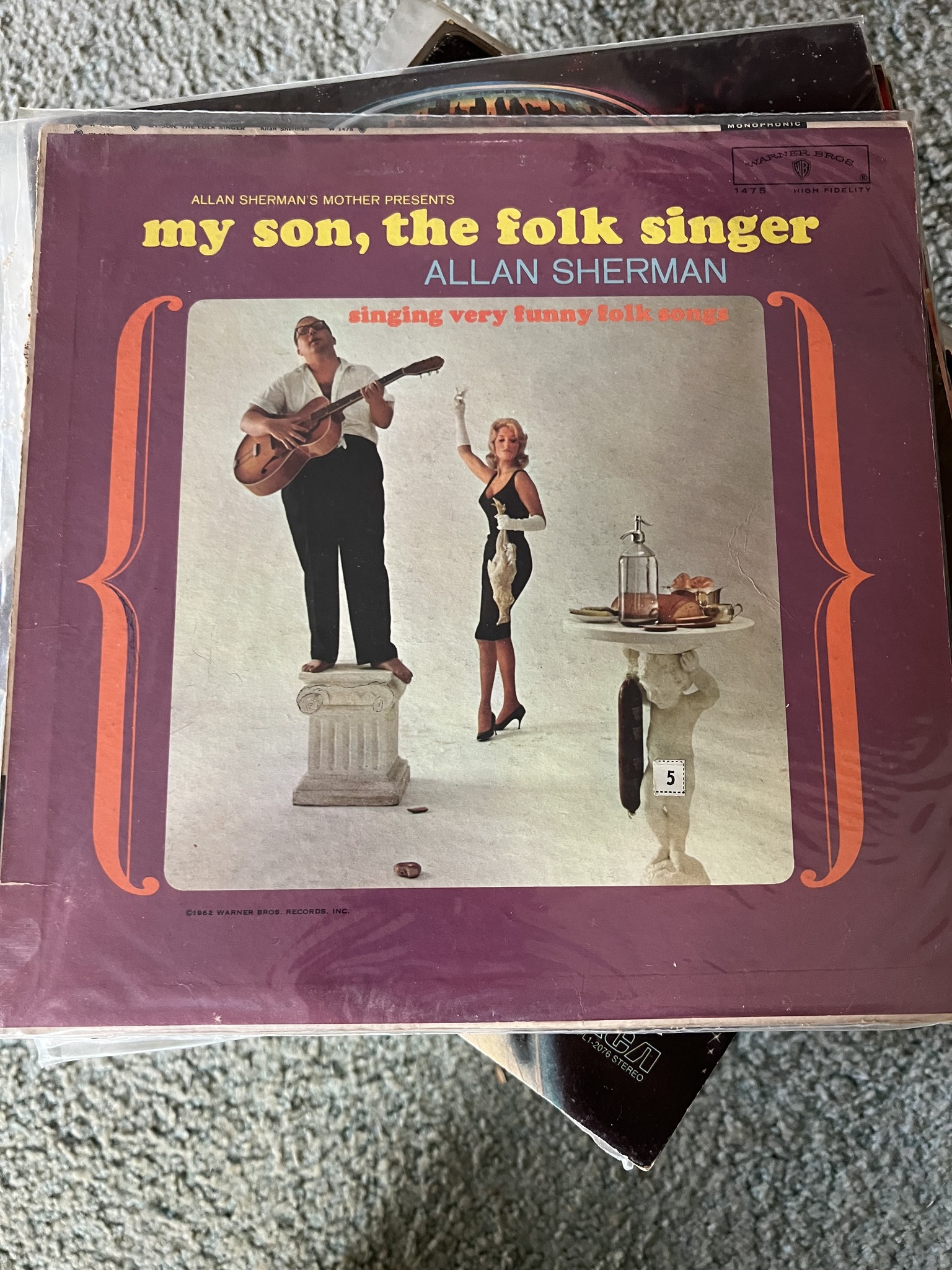 Allan Sherman's Humorous Album My Son, the Folk Singer