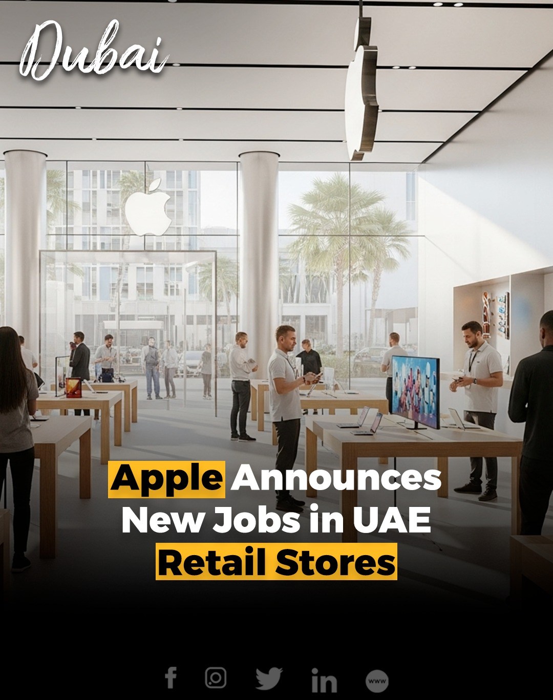 Startup - Apple has announced new job openings across its retail stores ...