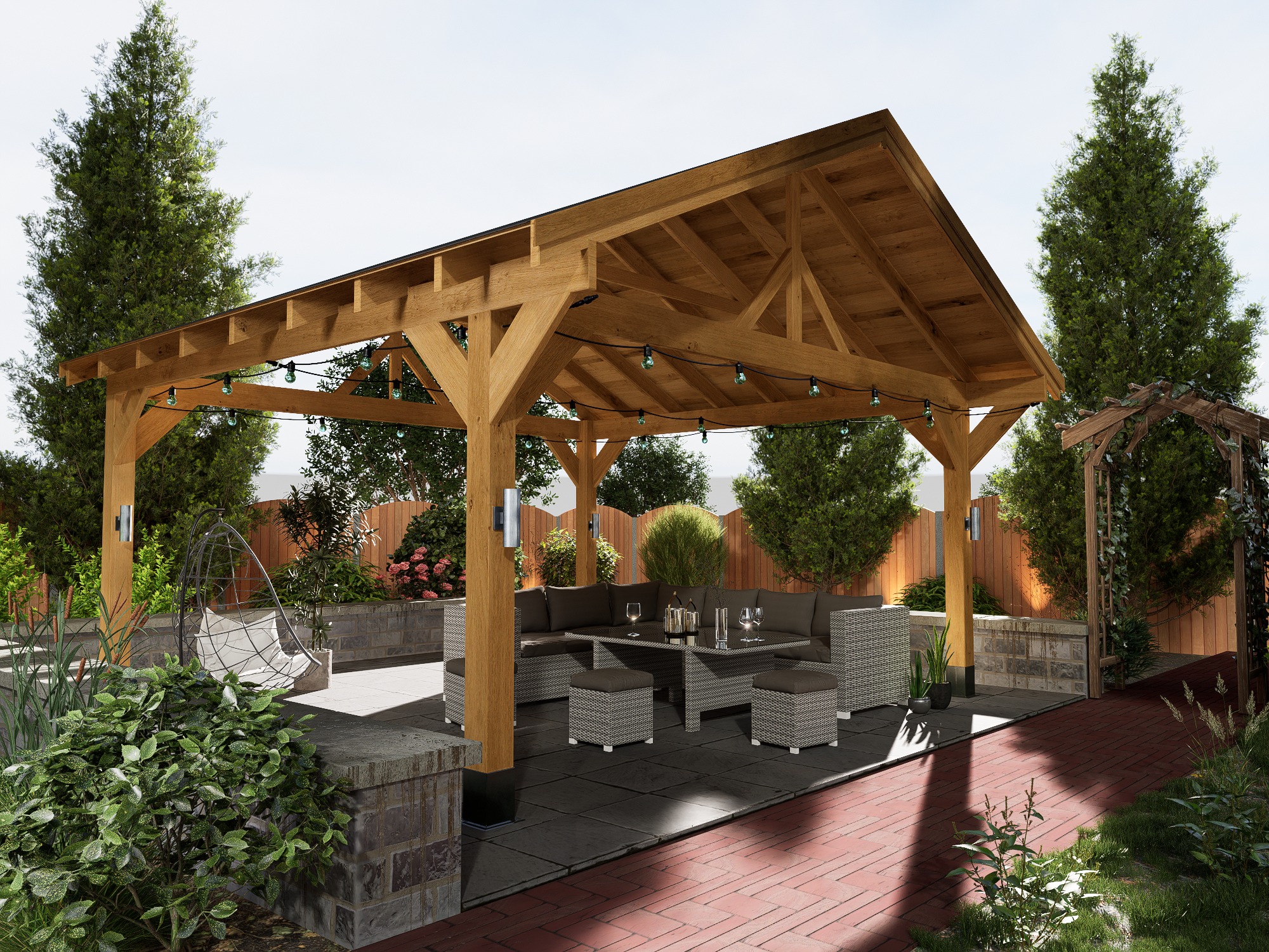 Timbakit Ltd - Premium Wooden Gazebos Kits, meticulously...