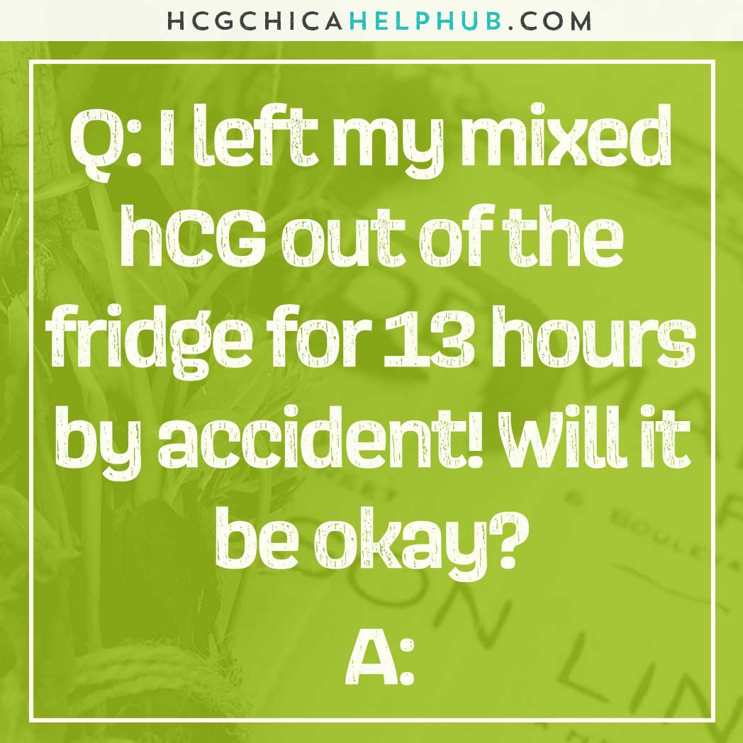 What happens to compounded meds when left out of the fridge for days?