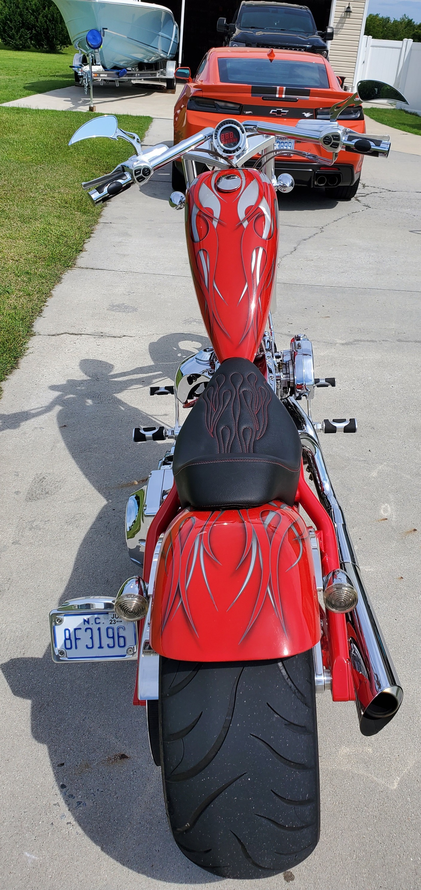 A friend seen my girl with the motorcycle, he wanted a big rig.