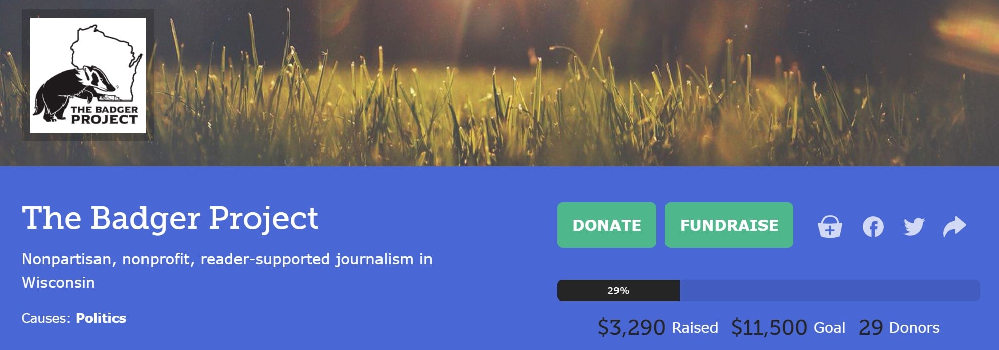 The Badger Project is a nonpartisan... - The Badger Project