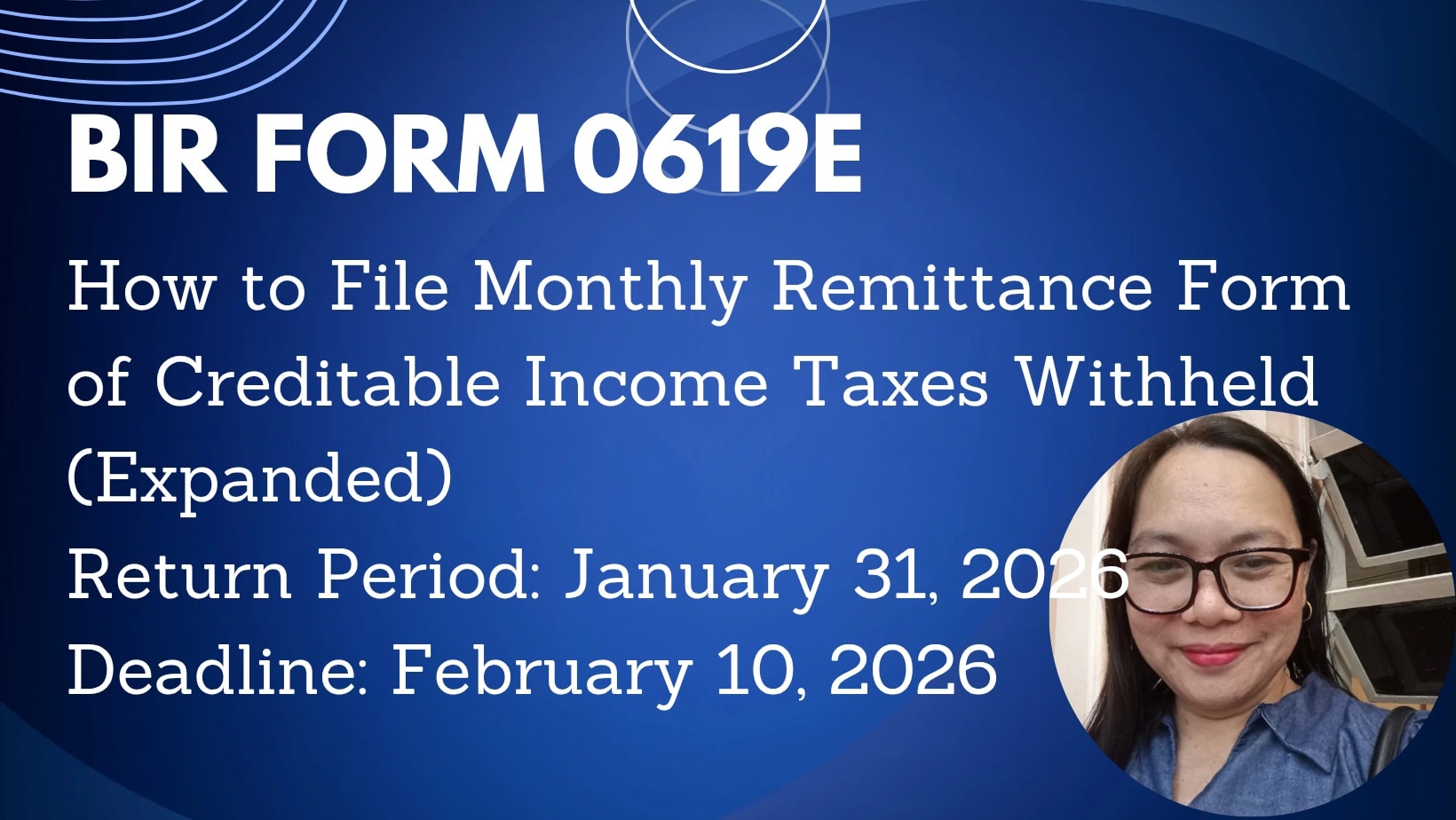 Tax - HOW TO FILE BIR FORM 0619E RETURN PERIOD JANUARY 31, 2026 | Facebook
